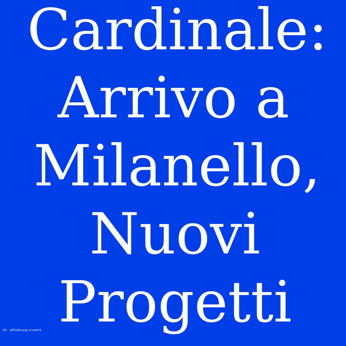 Cardinale: Arrivo A Milanello, Nuovi Progetti