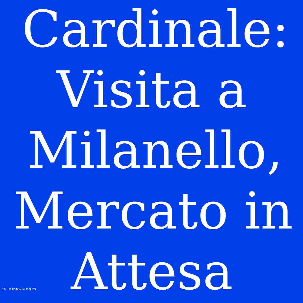 Cardinale: Visita A Milanello, Mercato In Attesa