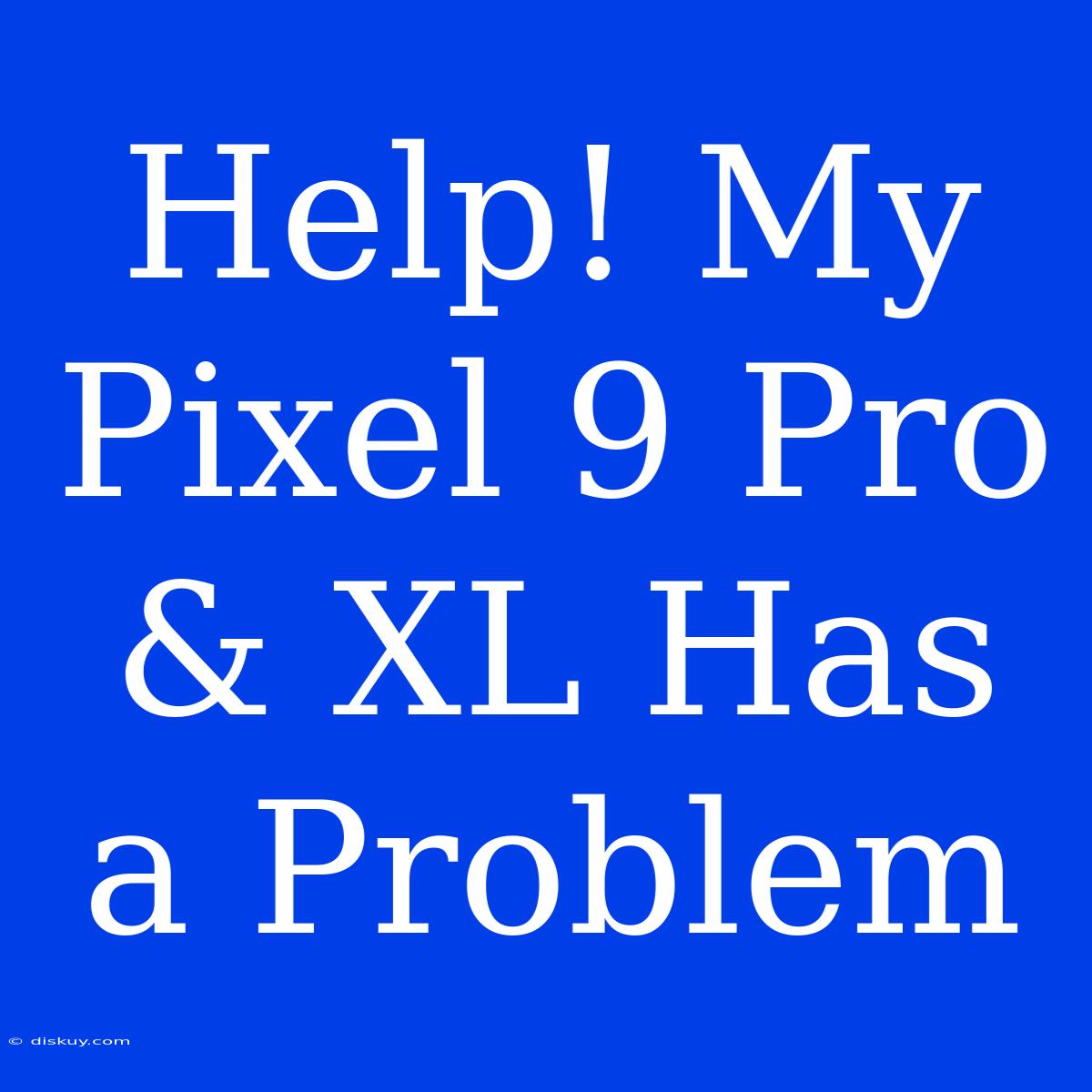 Help! My Pixel 9 Pro & XL Has A Problem