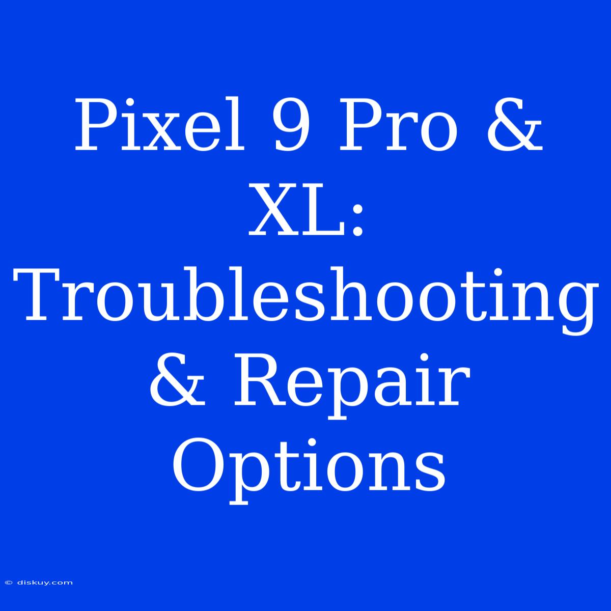 Pixel 9 Pro & XL:  Troubleshooting & Repair Options